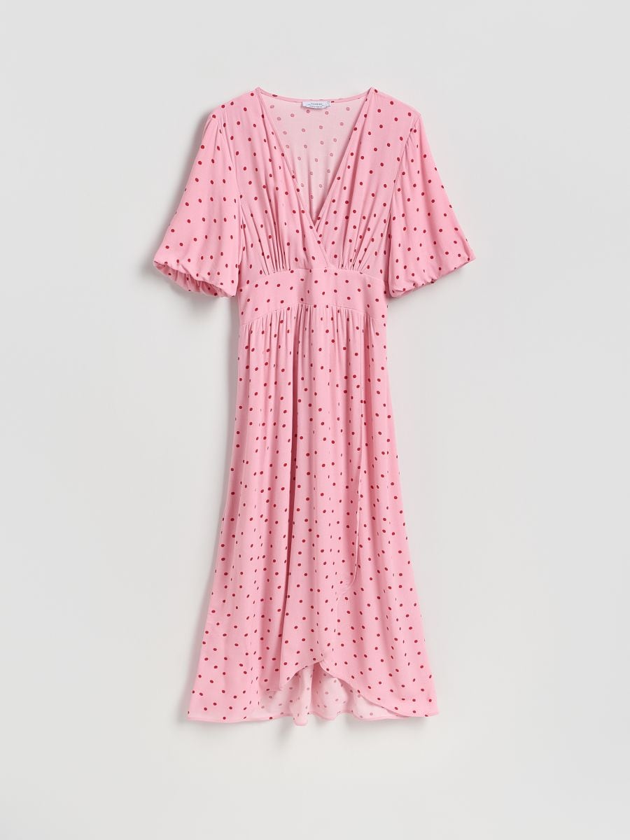 Kleid aus Viskose - rosa - RESERVED