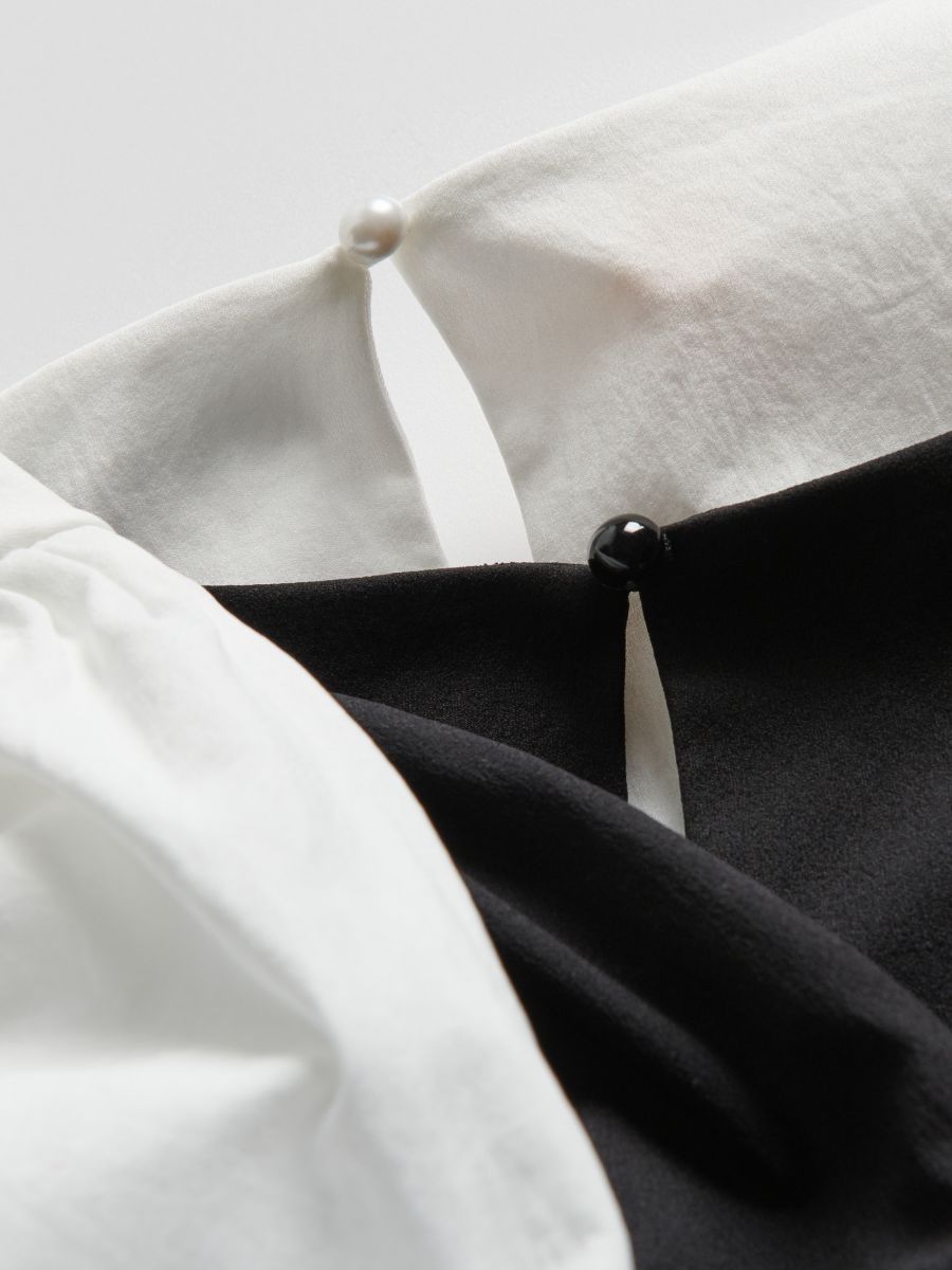 Puff sleeve top - black - RESERVED - 6
