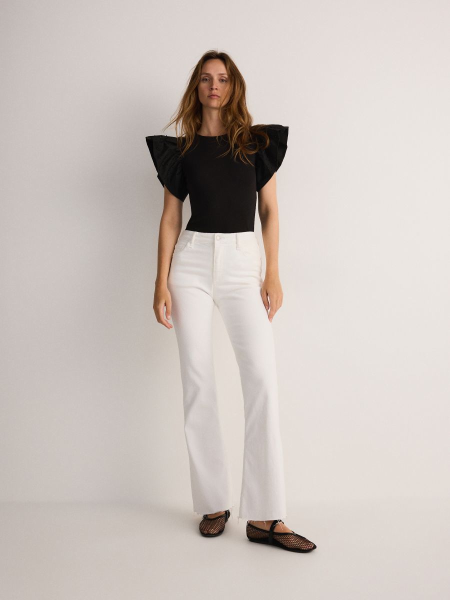 Bodysuit with ruffle details - black - RESERVED - 3