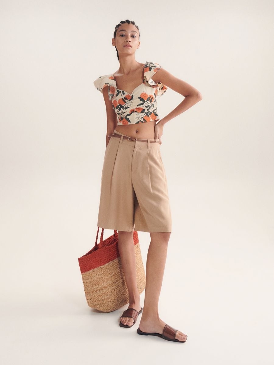 Jersey crop top - multicolor - RESERVED - 2