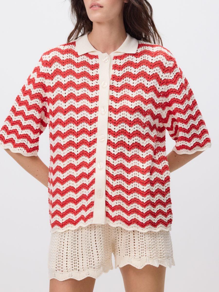 LADIES` SWEATER - multicolor - RESERVED - 2