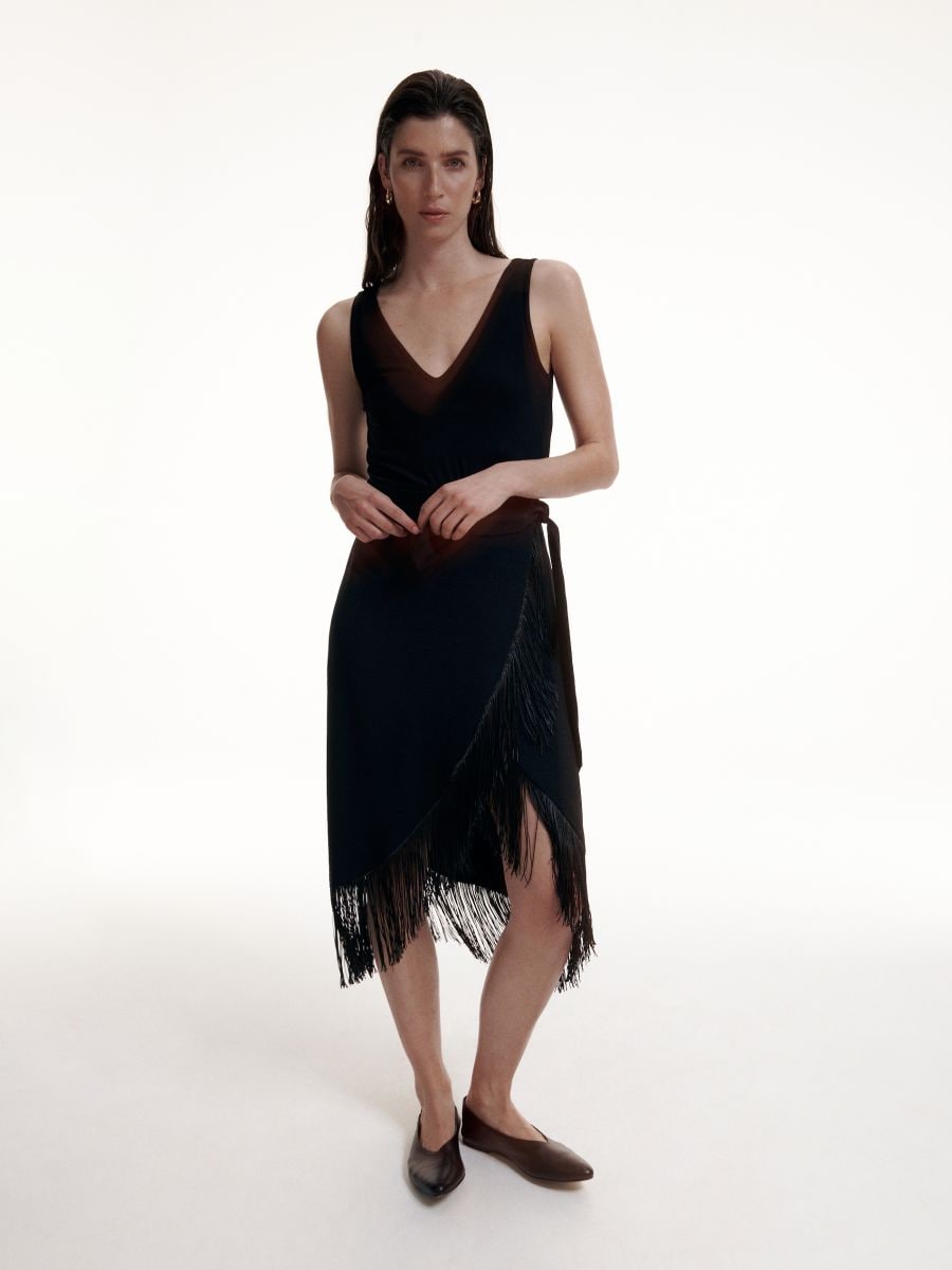 Solid colour top - black - RESERVED - 2