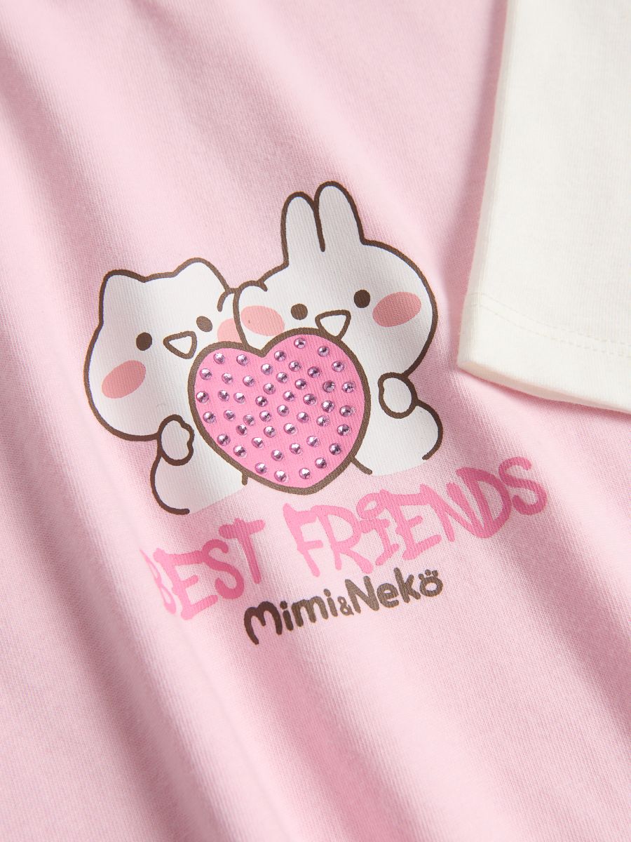 T-shirt Mimi & Neko Kolor wielobarwny - RESERVED - 543FT-MLC