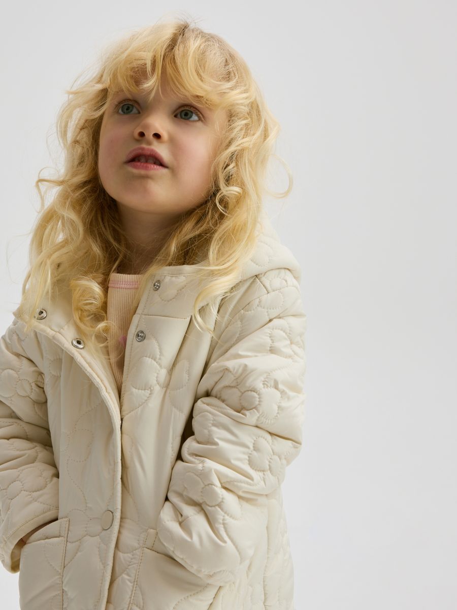 BABIES` OUTER JACKET - cream - RESERVED