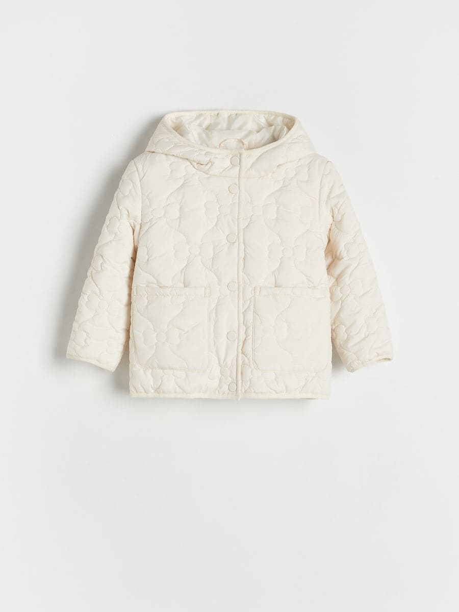 BABIES` OUTER JACKET - cream - RESERVED