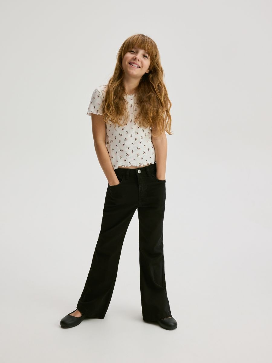 Patterned t-shirt - cream - RESERVED - 4