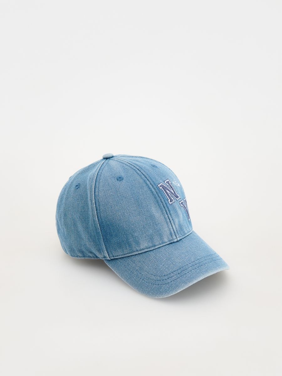 Cotton baseball cap - blue - RESERVED