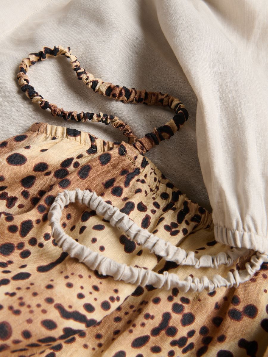 Linen top - beige - RESERVED - 7