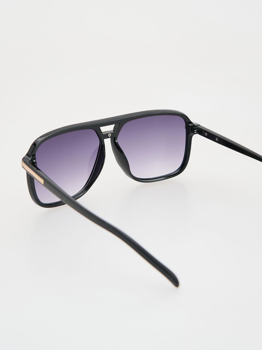 Ochelari de soare tip aviator - negru - RESERVED - 2