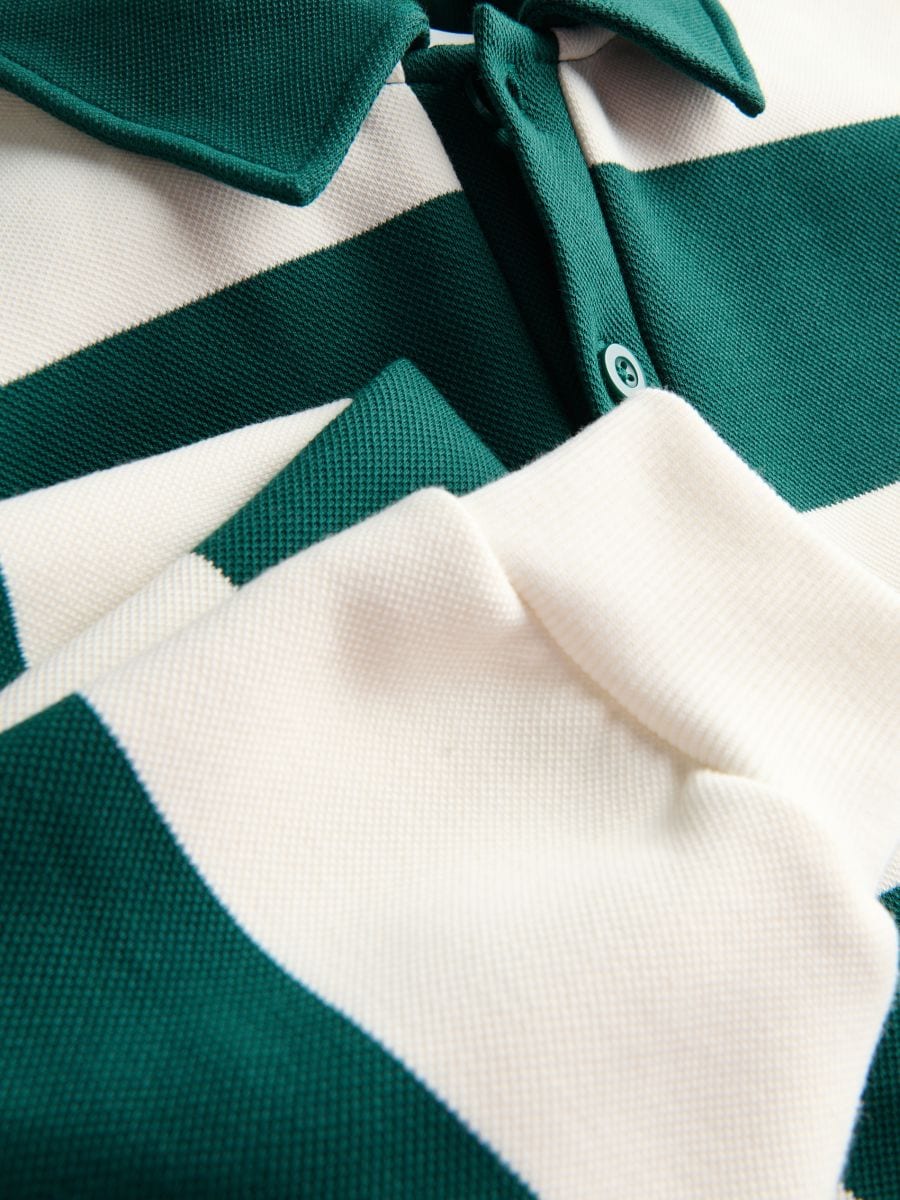 Boxy φούτερ με ρίγες - πρασινο - RESERVED - 9