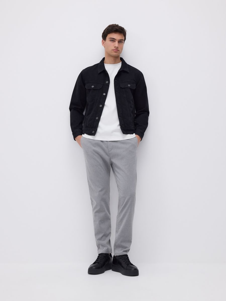 Carrot trousers - light grey - RESERVED - 2