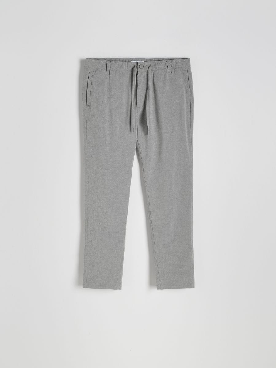 Carrot trousers - light grey - RESERVED - 6