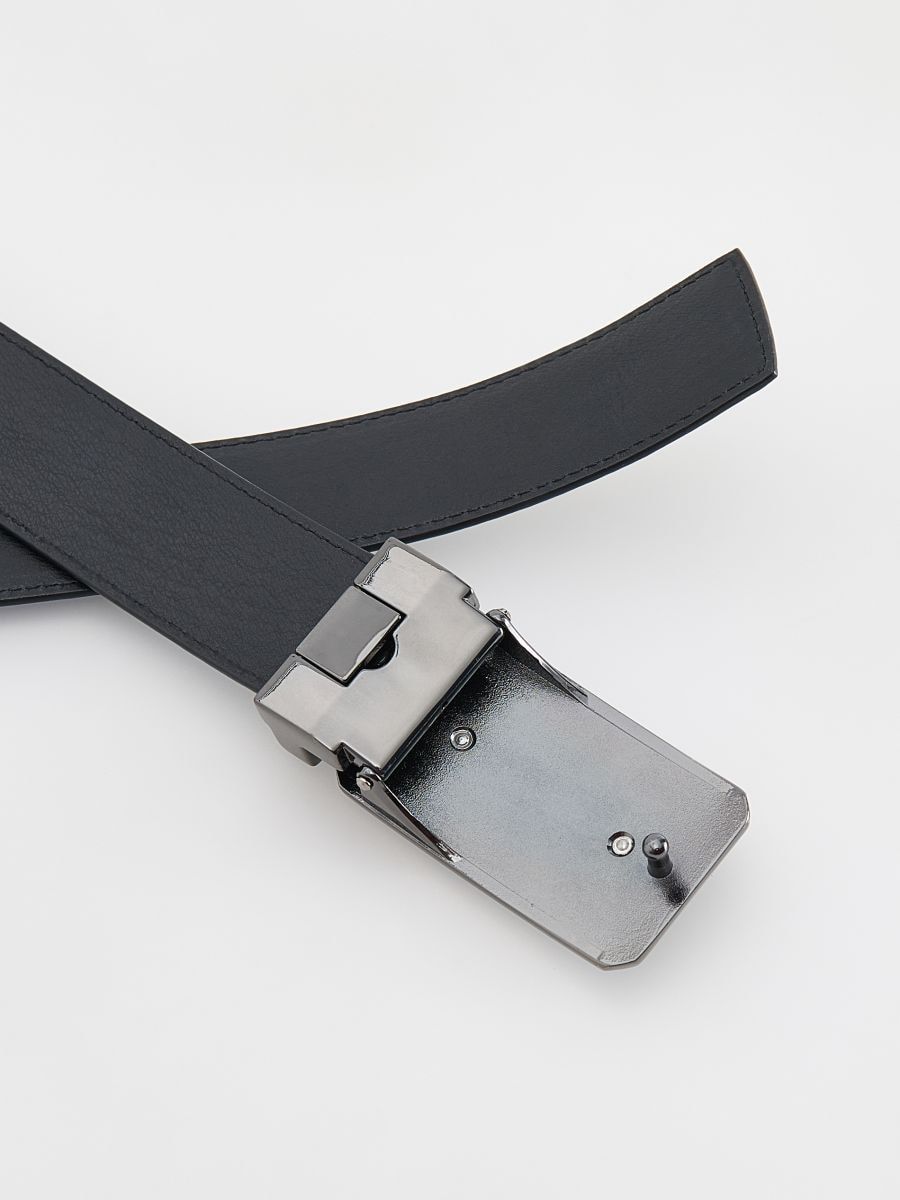 Plain belt with buckle - black - RESERVED - 2