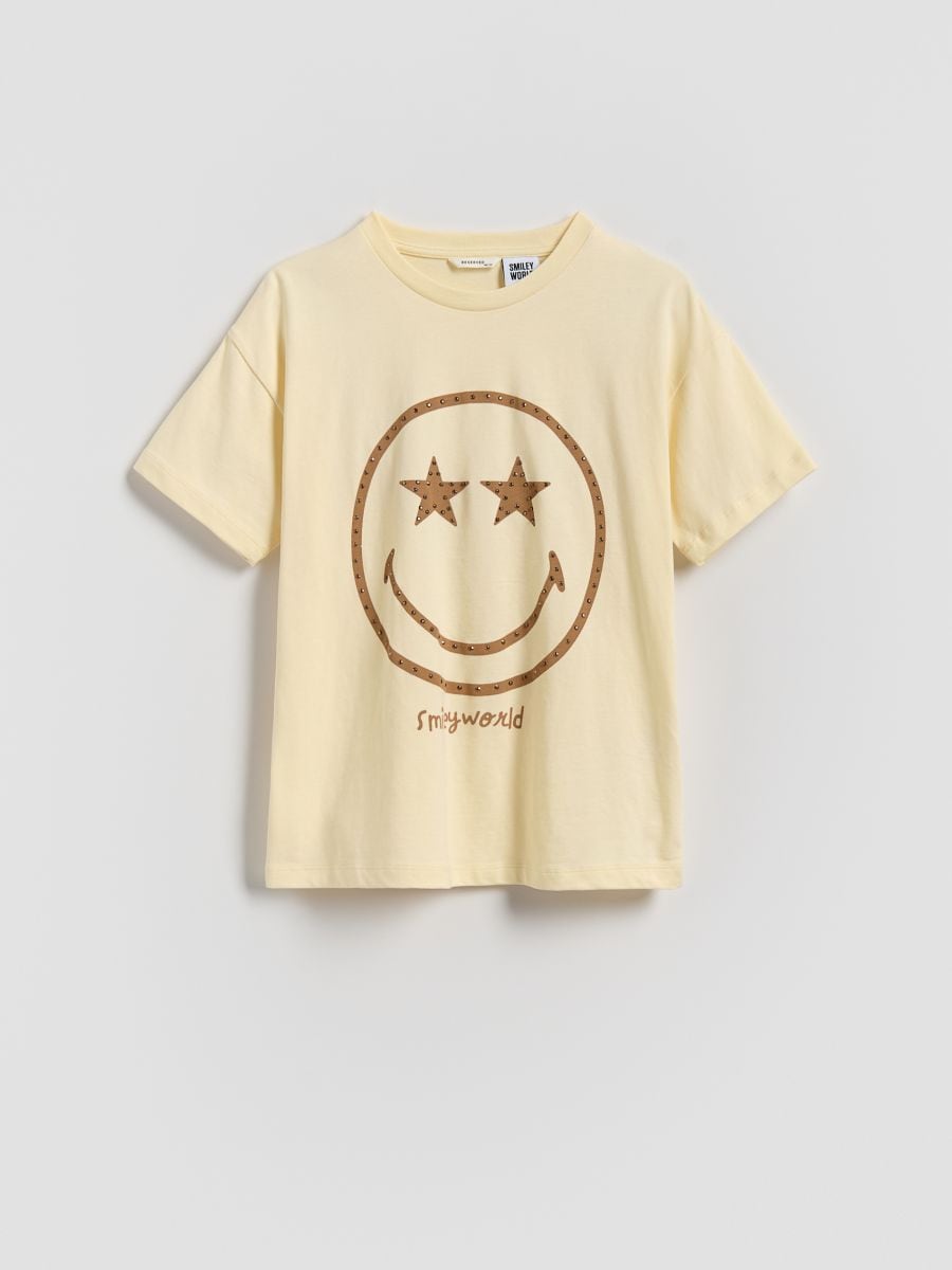 T-Shirt SmileyWorld® - beige - RESERVED