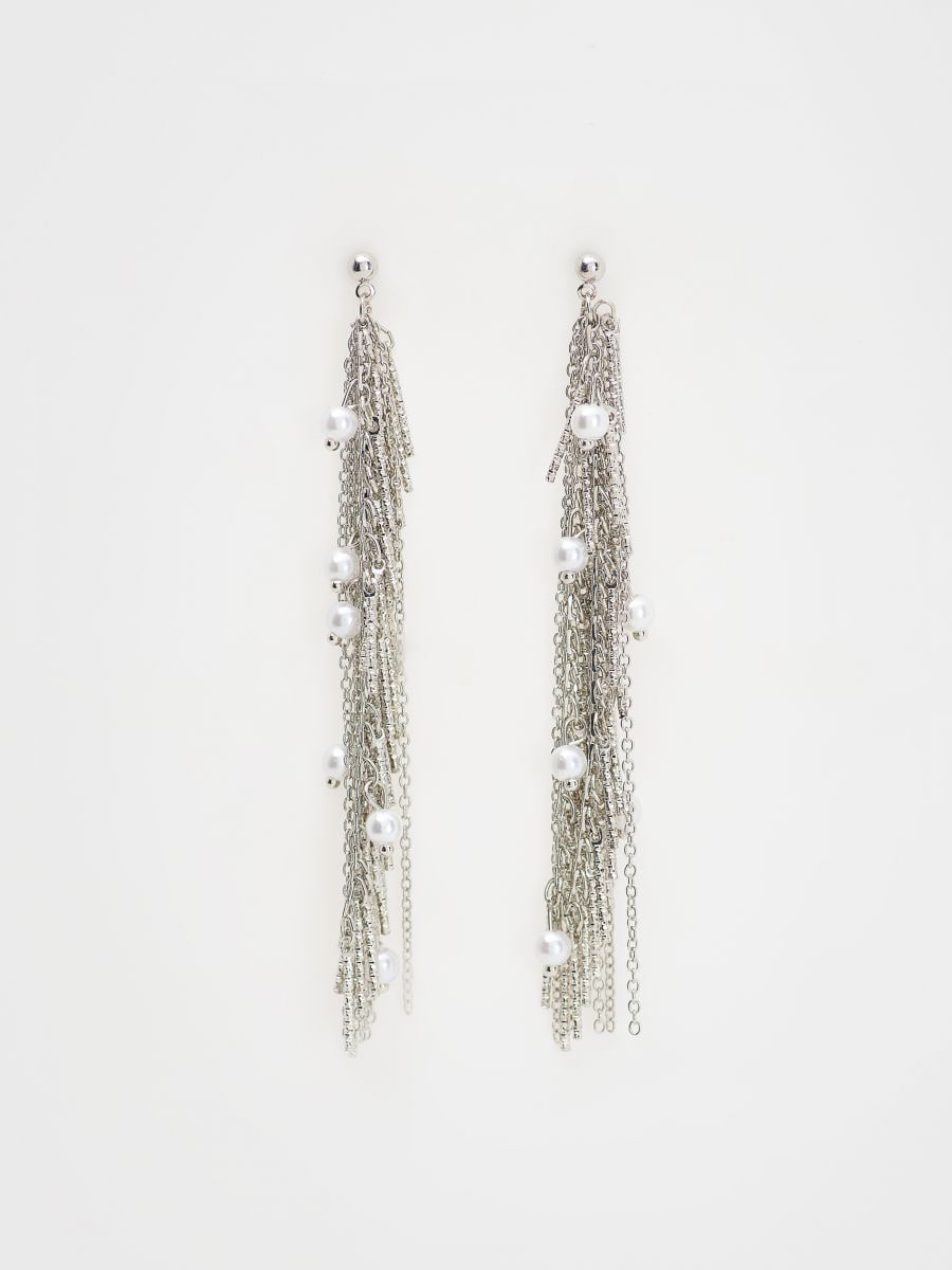 Dangle earrings - silver - RESERVED