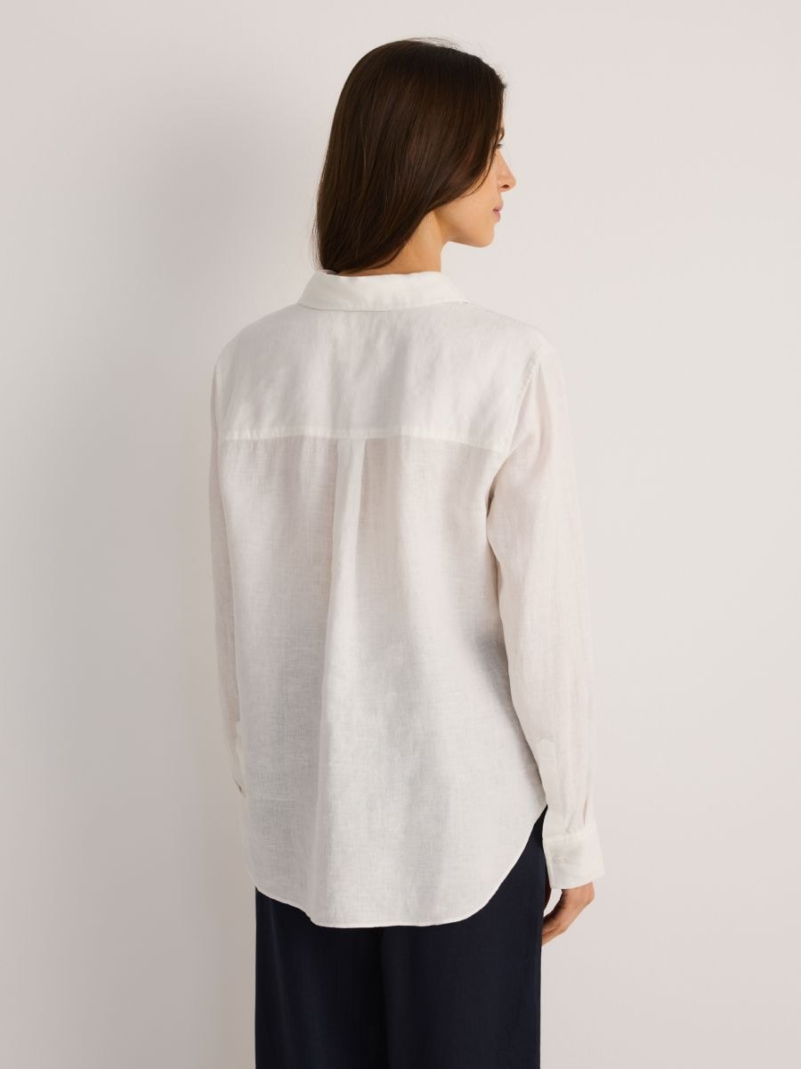Linaline topp - valge - RESERVED - 7