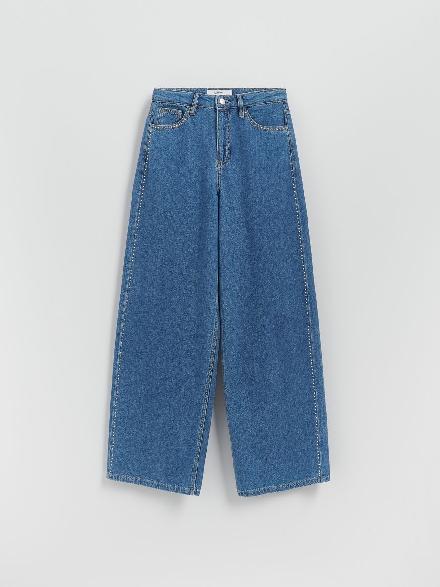 LADIES` JEANS TROUSERS - blue jeans - RESERVED