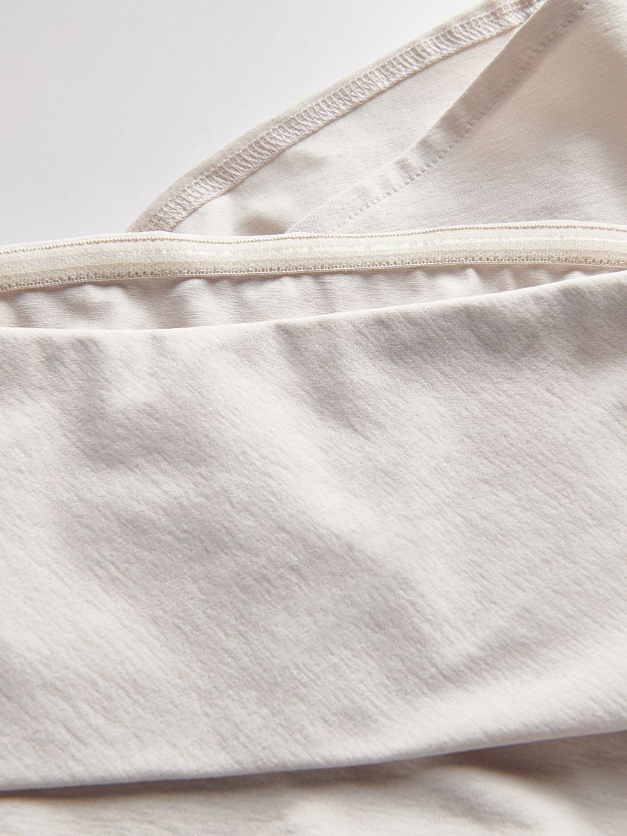 Asymmetric top with draping - nude - RESERVED - 5