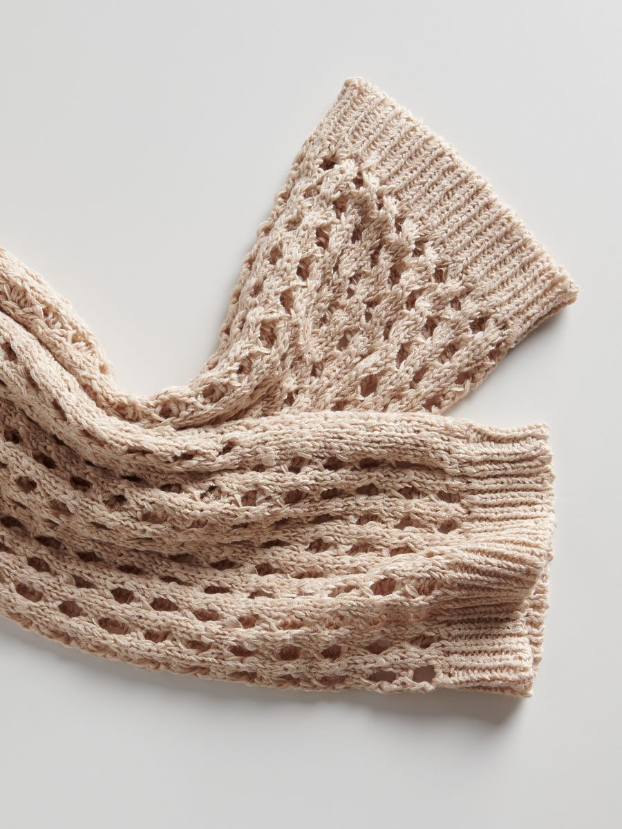 Openwork jumper - beige - RESERVED - 5
