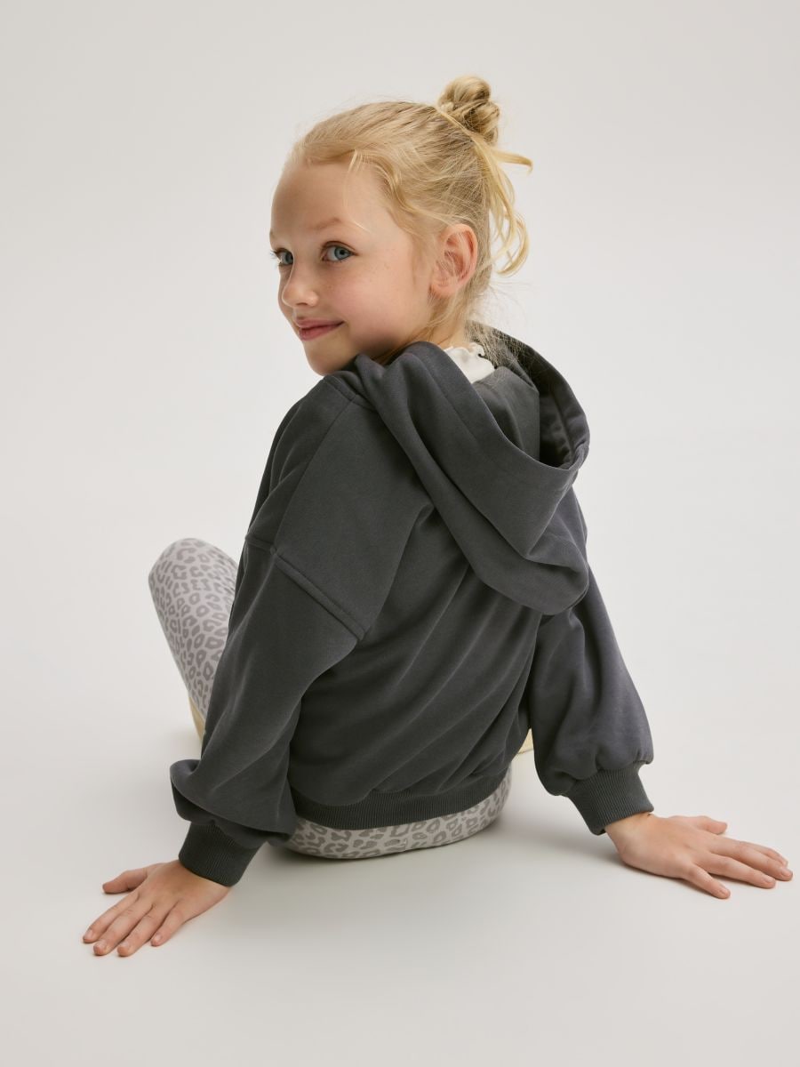 Hoodie - dark grey - RESERVED - 2