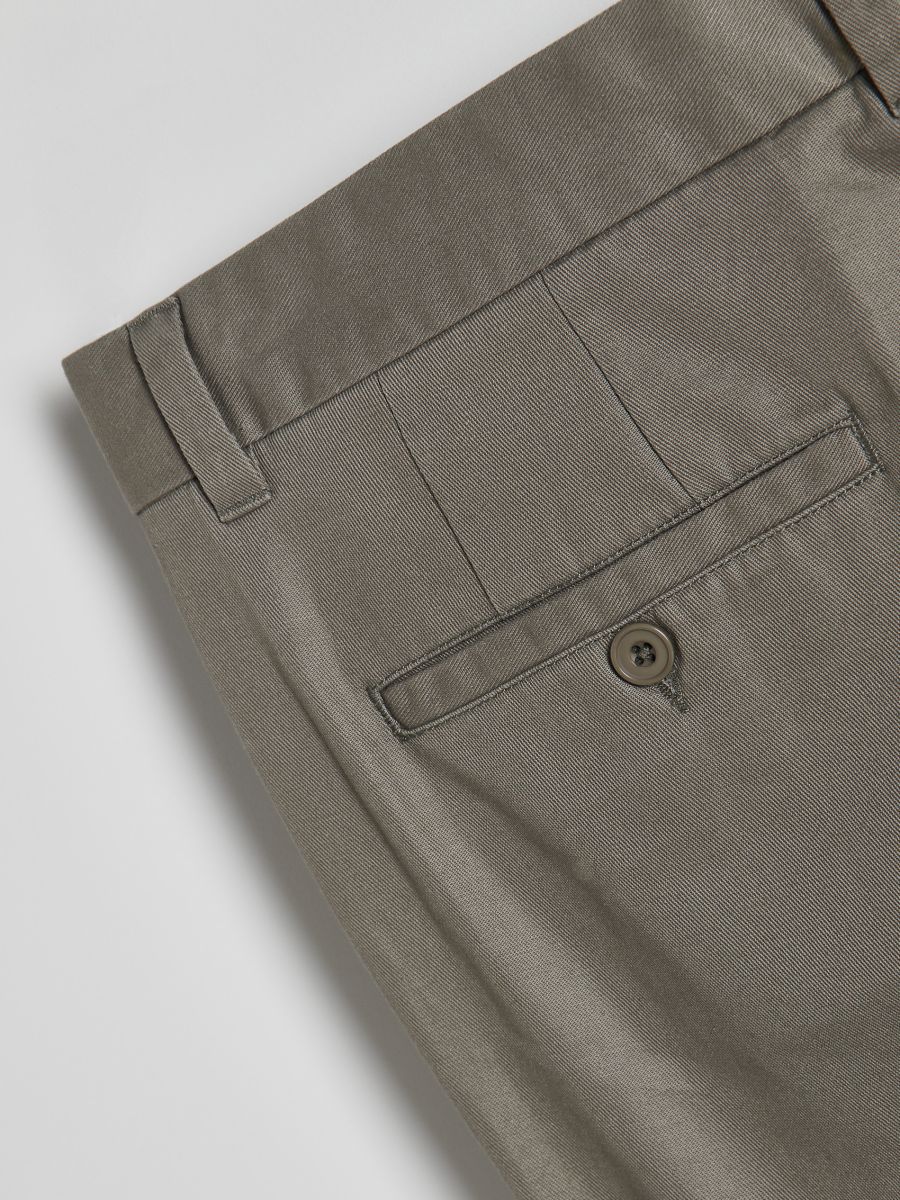Chino regular trousers with true hemp blend - light olive - RESERVED - 6