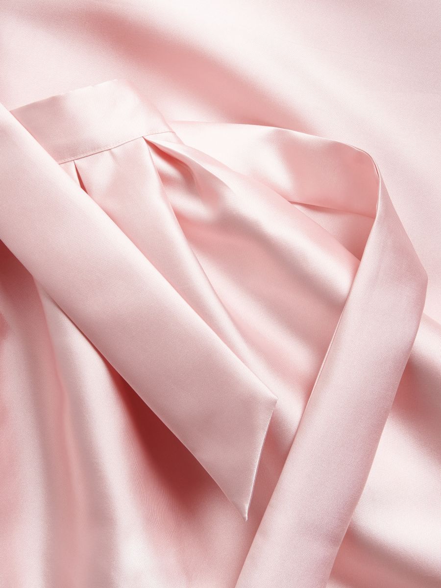 Midirock mit Bindedetail - pastellrosa - RESERVED - 5