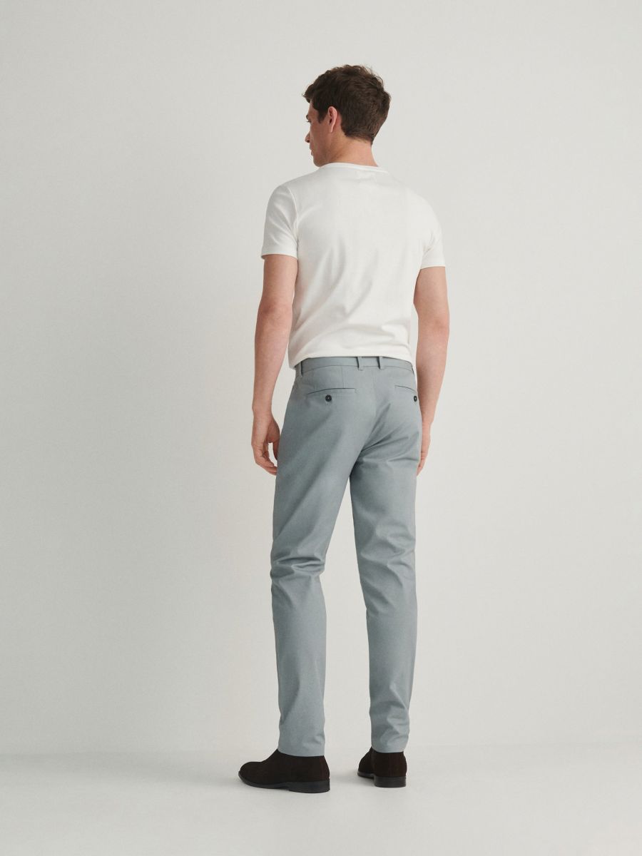 Pantalon chino cuadros clearance