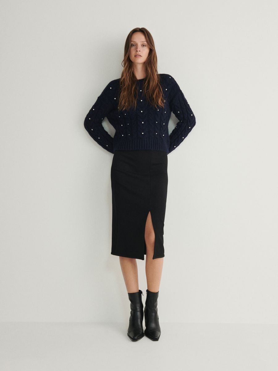 Midi sales skirt viscose