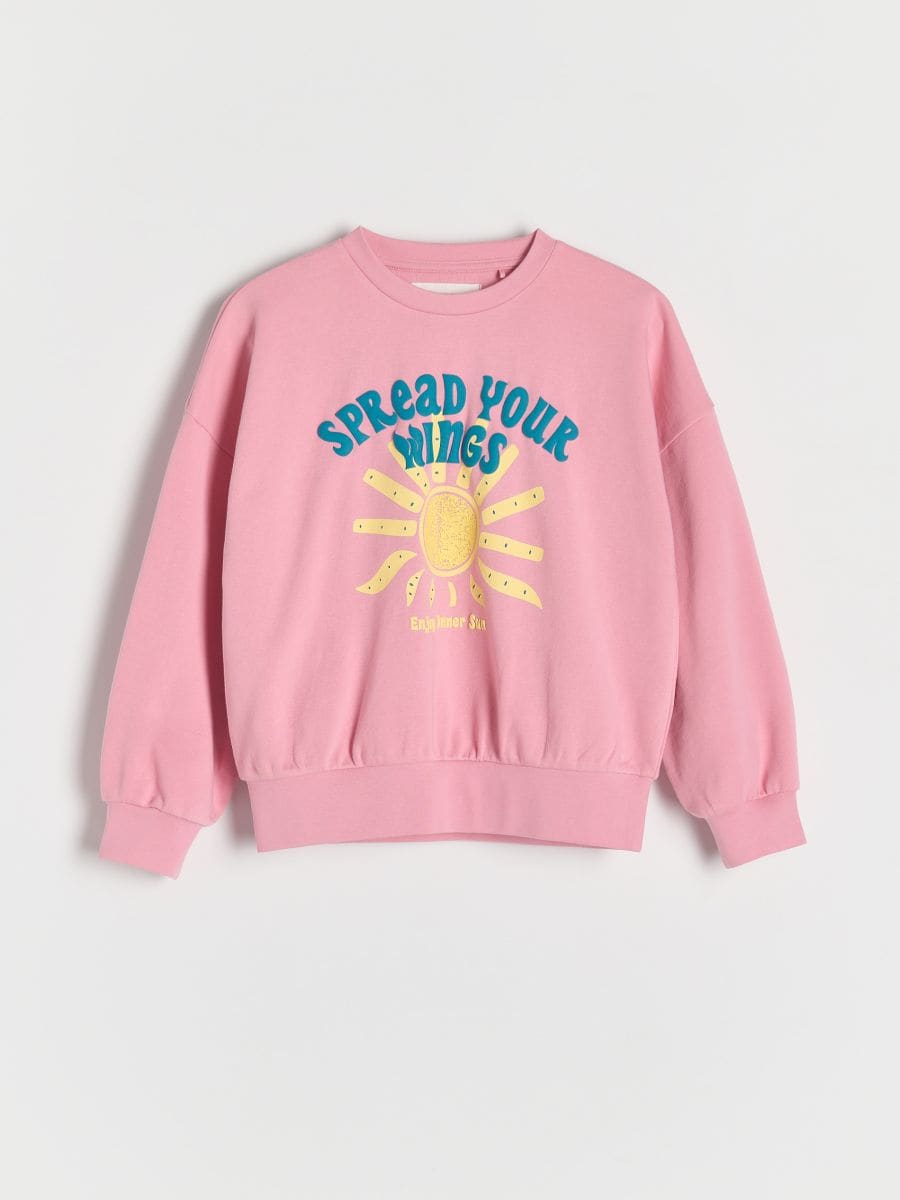 Sweat à imprimé - Rose - RESERVED - 2