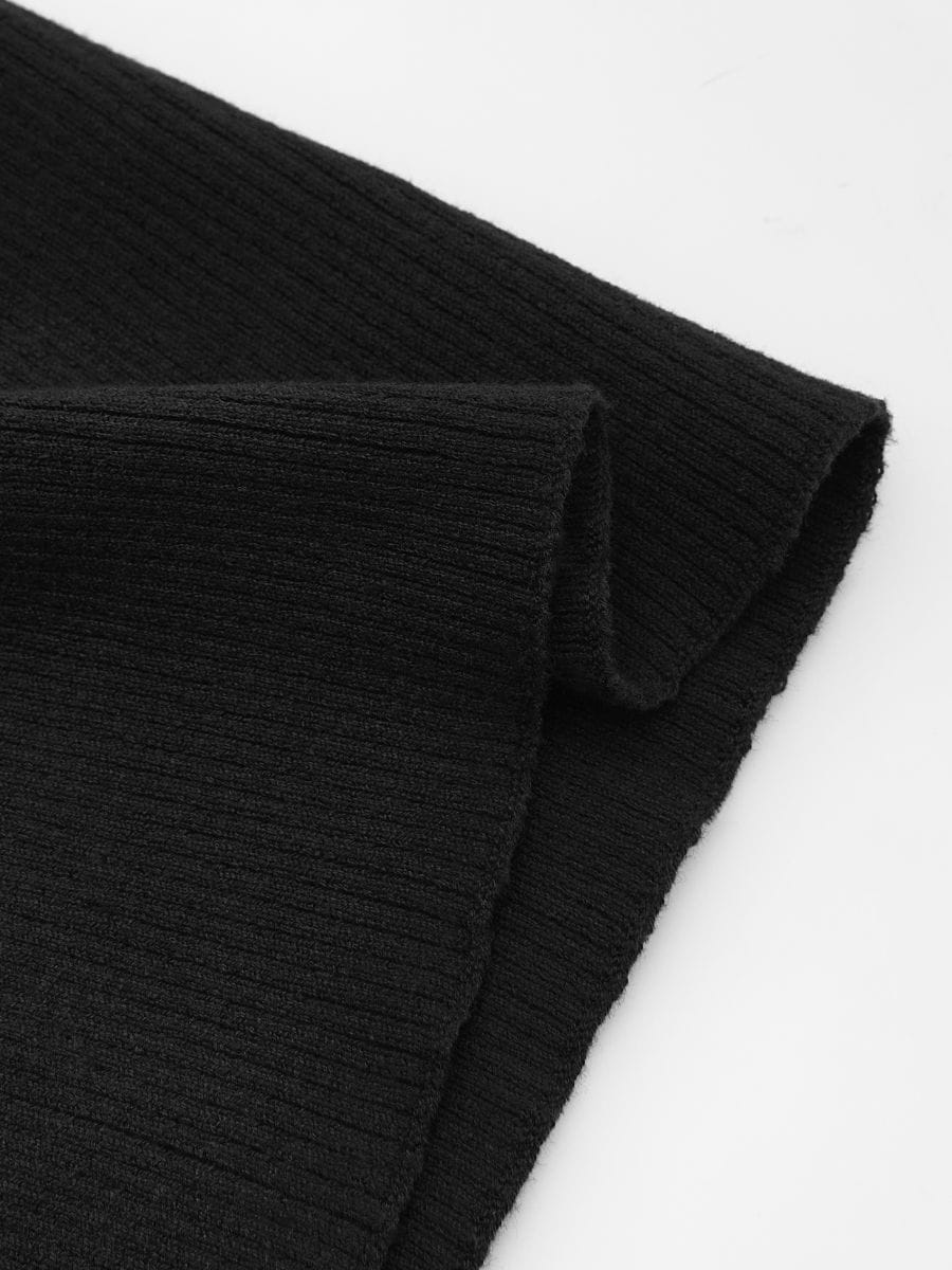 Structural fabric snood - black - RESERVED - 2