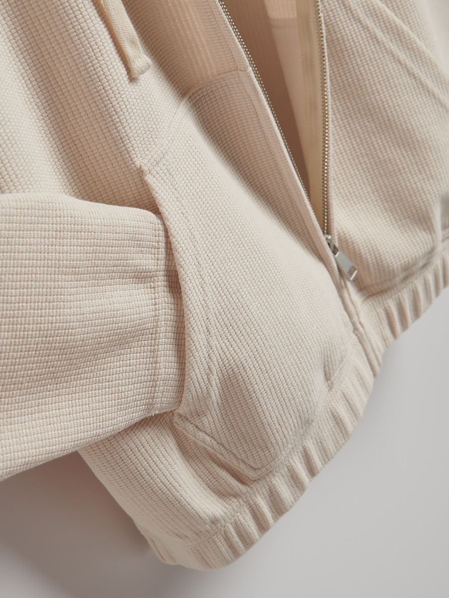 Sweat en tissu structuré - Beige - RESERVED - 7