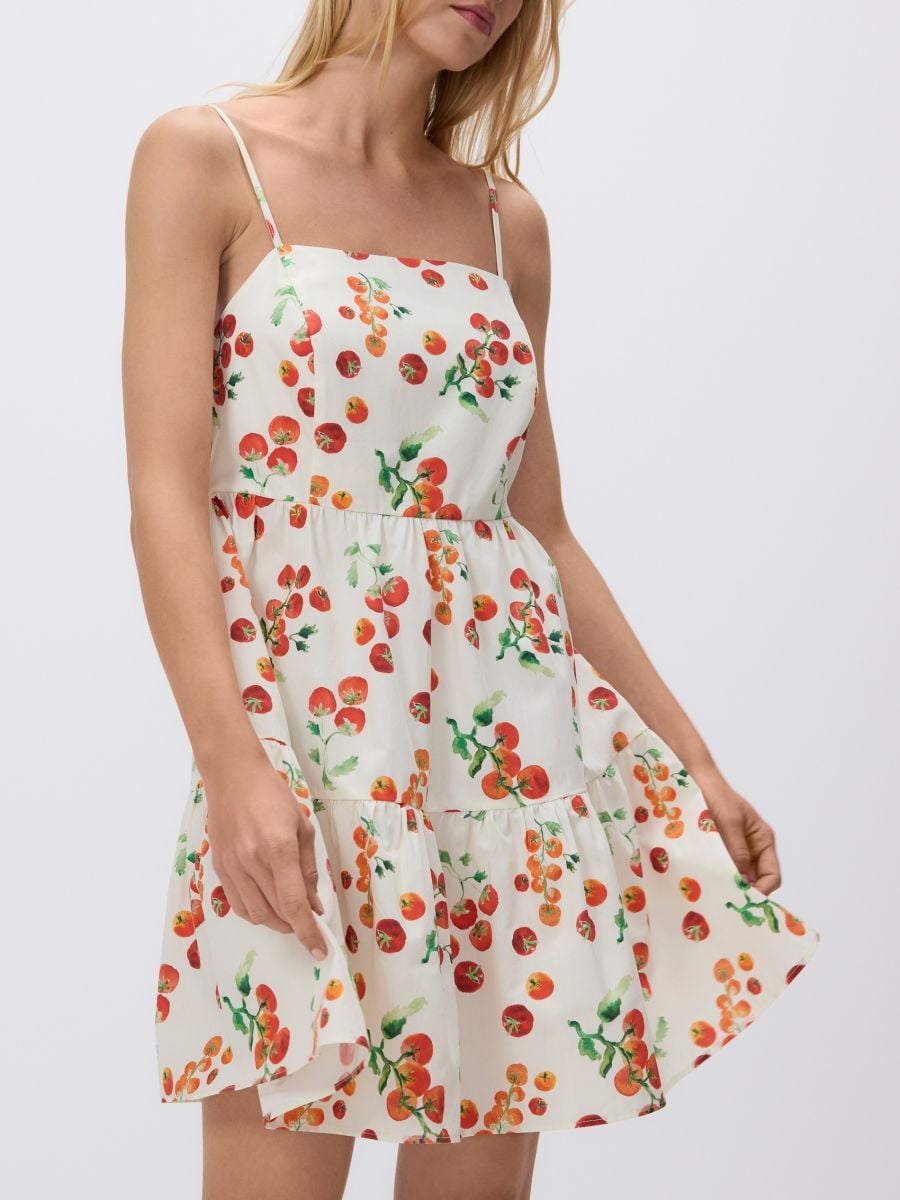 Robe mini en coton - Multicolore - RESERVED - 4