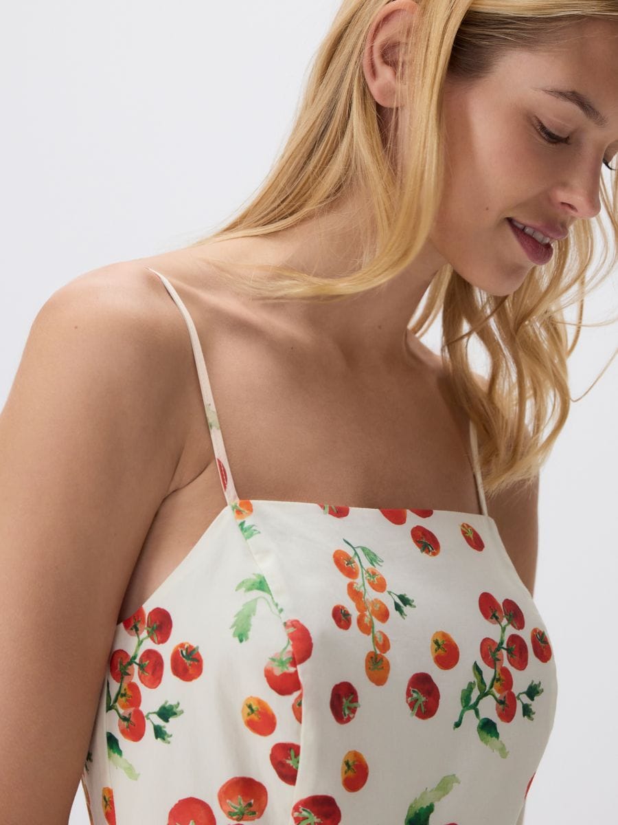 Robe mini en coton - Multicolore - RESERVED - 6
