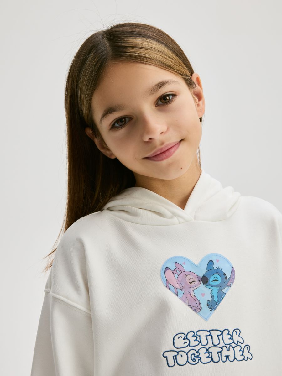 GIRLS` JOGGING TOP - cream - RESERVED - 3