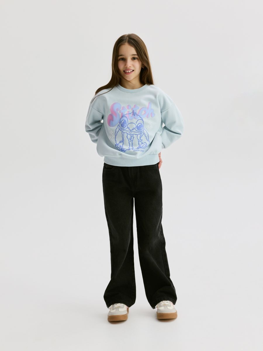 Lilo & Stitch sweatshirt - pale blue - RESERVED - 5