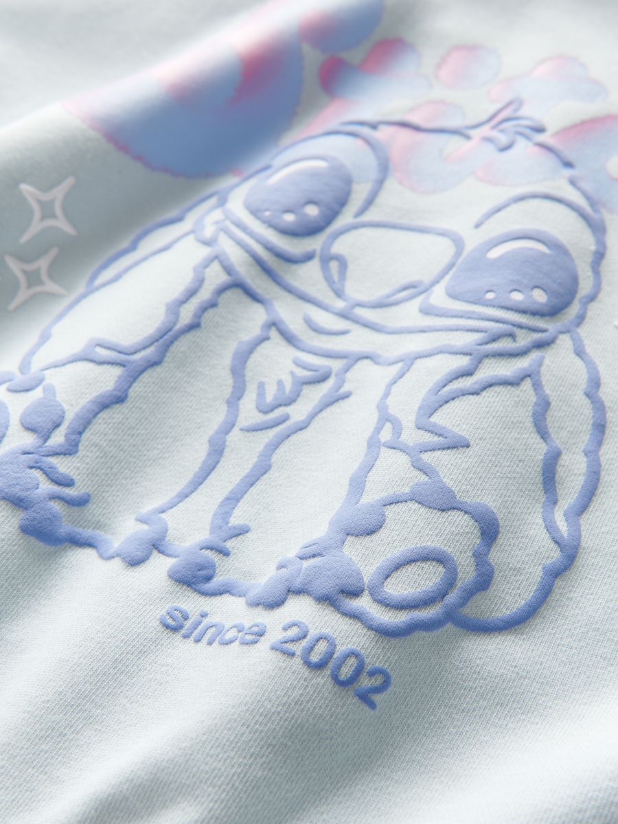 Lilo & Stitch sweatshirt - pale blue - RESERVED - 4