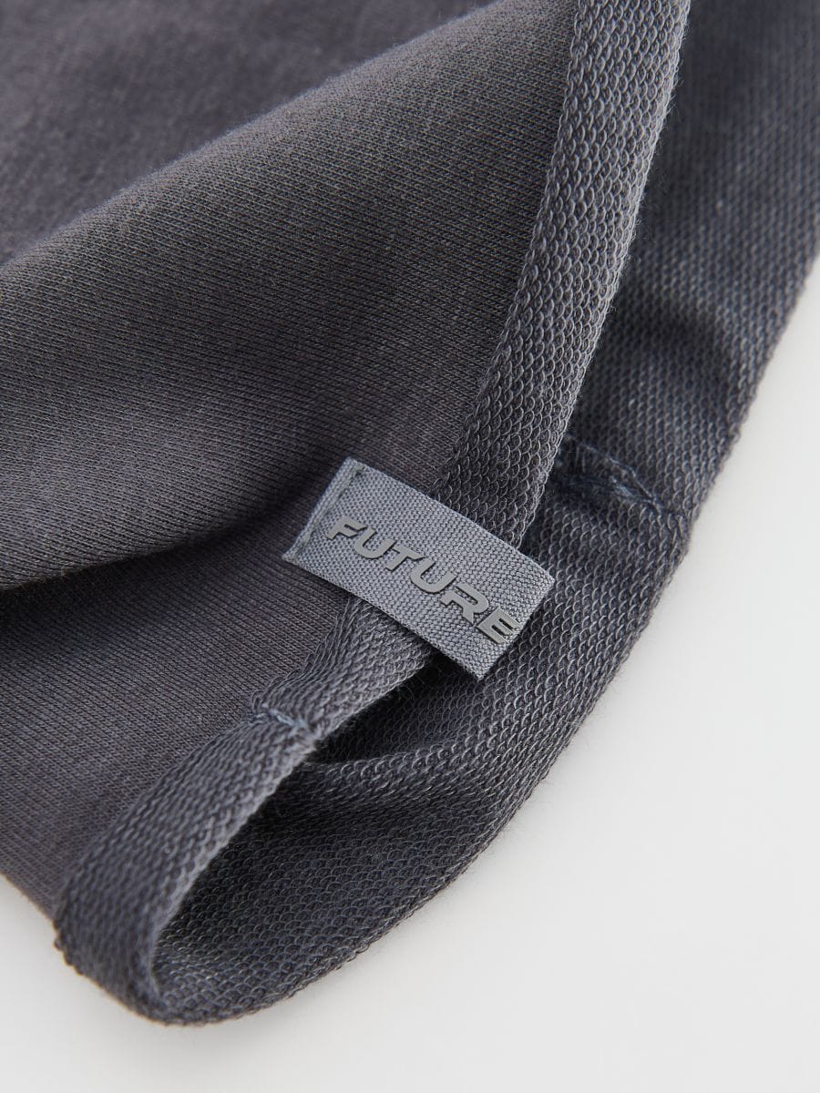 Plain snood - dark grey - RESERVED - 2