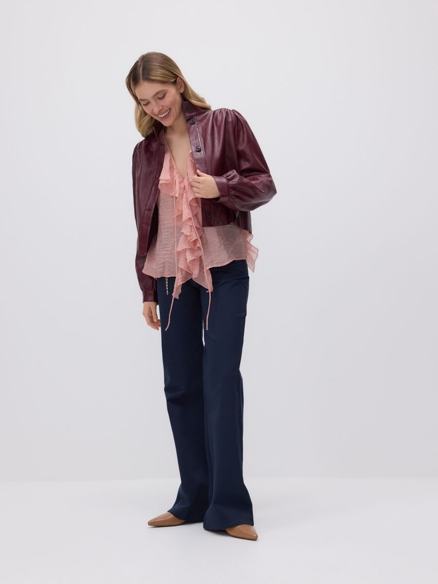 Lyocell top - pink - RESERVED - 7