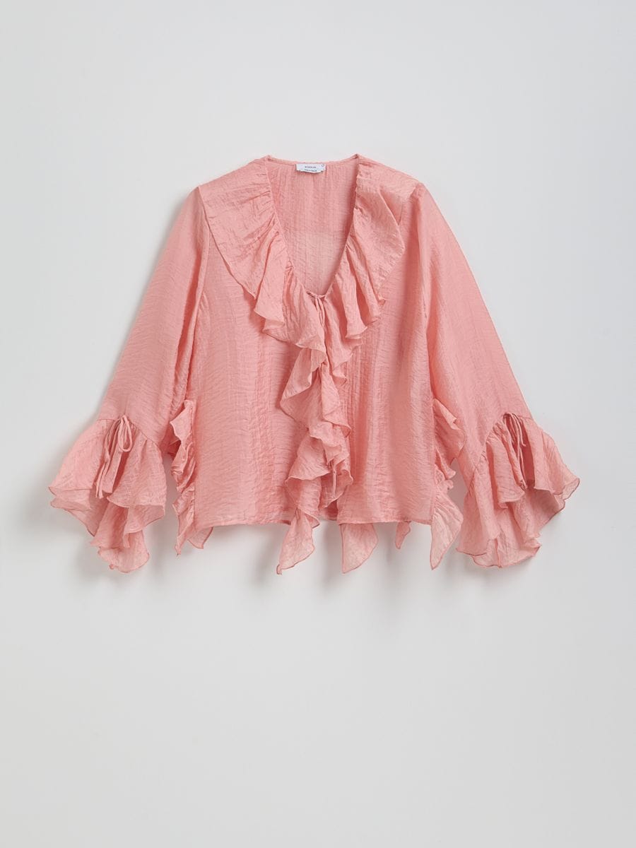 Lyocell top - pink - RESERVED - 5