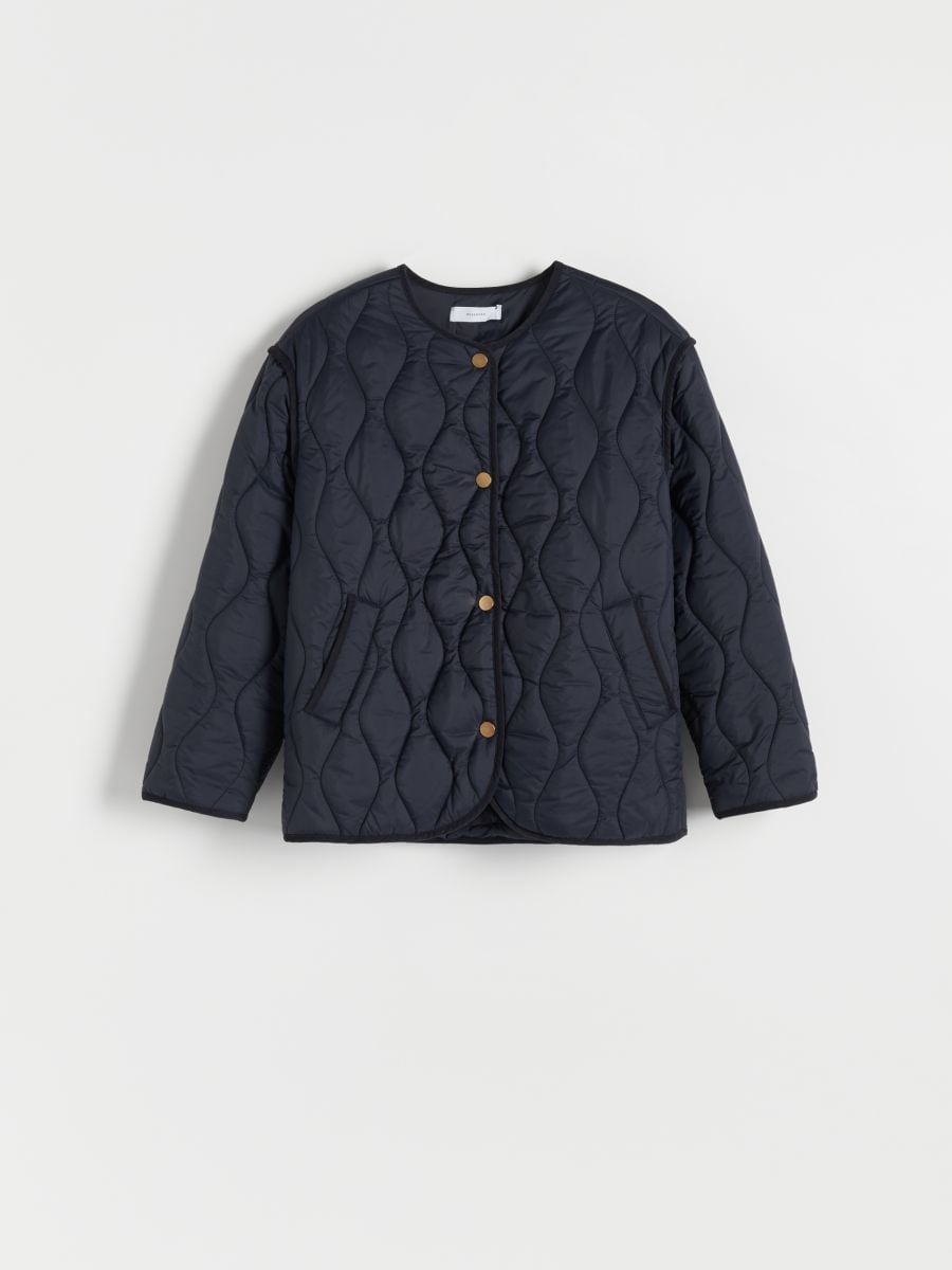 Quilted jacket - navy - RESERVED - 4