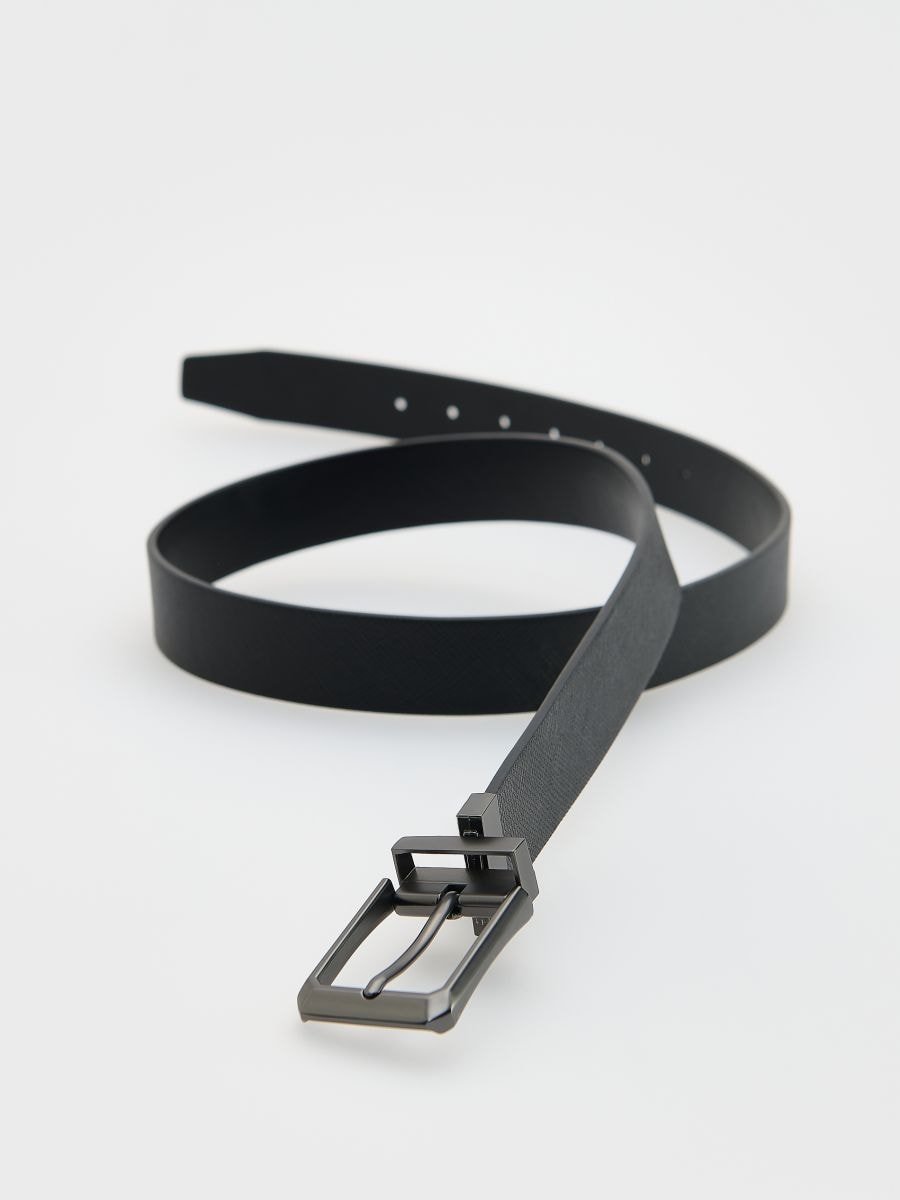 Belt with rotating buckle - black - RESERVED - 3