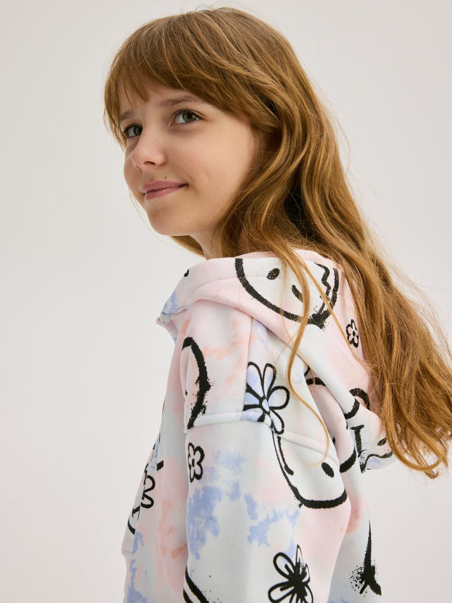 GIRLS` JOGGING TOP - šareno - RESERVED - 4
