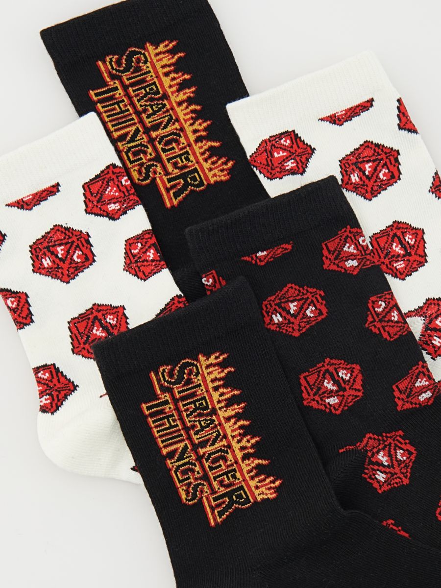 Stranger Things socks 5 pack - black - RESERVED - 2