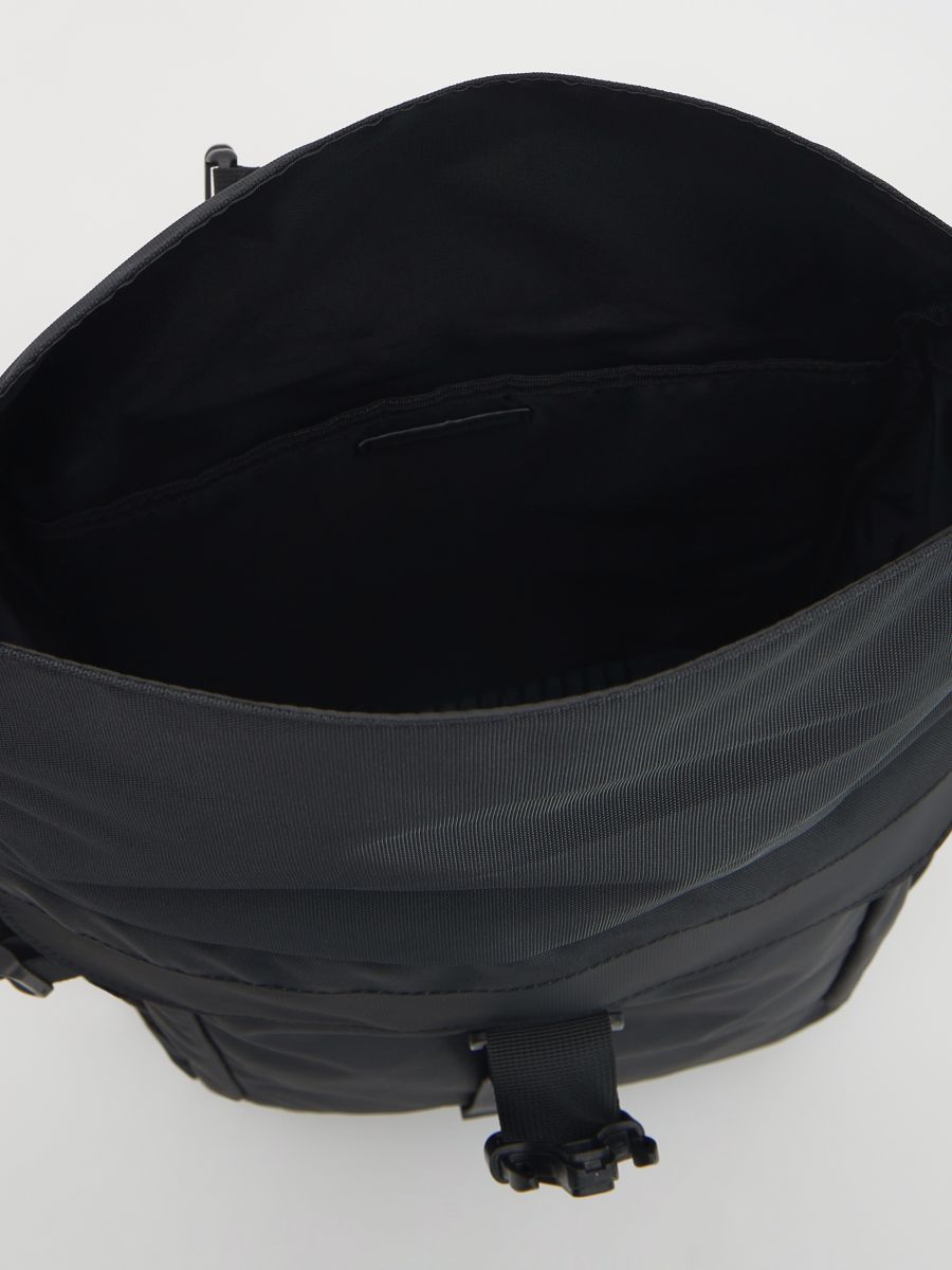 Sac à dos à rabat - Noir - RESERVED - 6