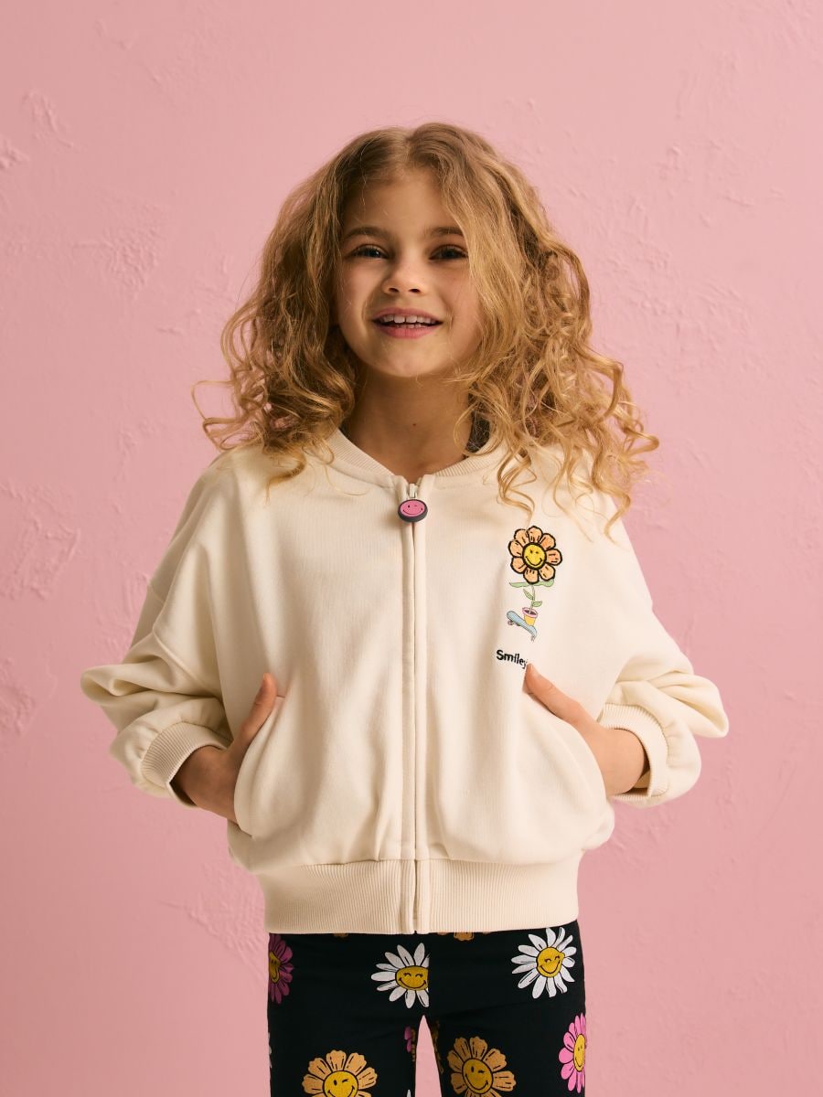 GIRLS` JOGGING TOP - nude - RESERVED - 6