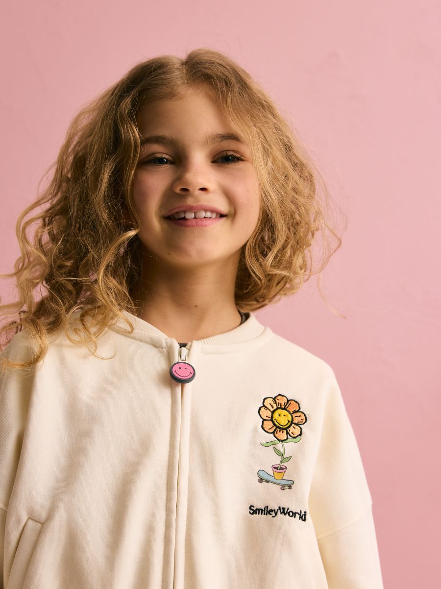SmileyWorld® bomber jacket - nude - RESERVED - 4