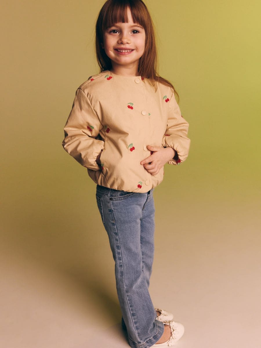 Jacket with embroidered pattern - nude - RESERVED - 2