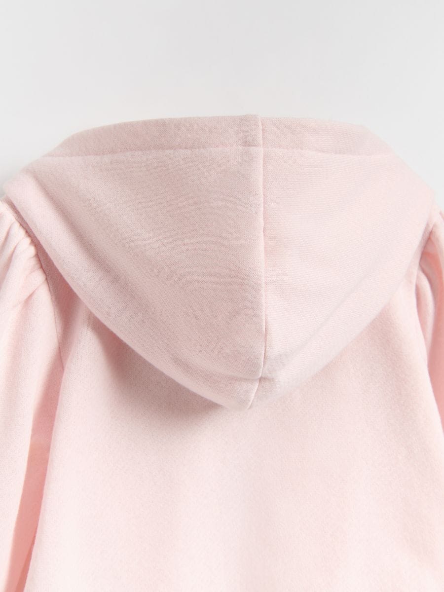 Sweat en coton brodé - rose pastel - RESERVED - 6