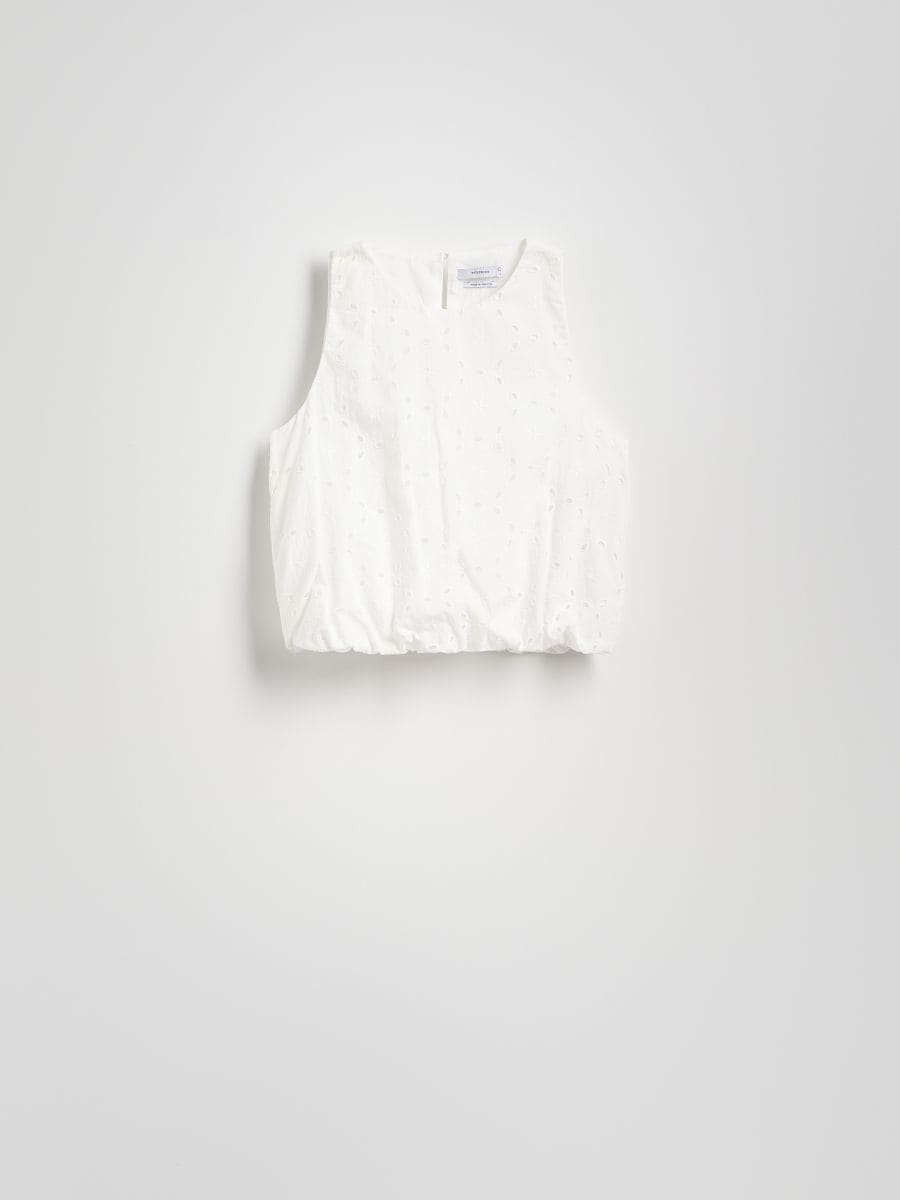 Openwork top - white - RESERVED - 6