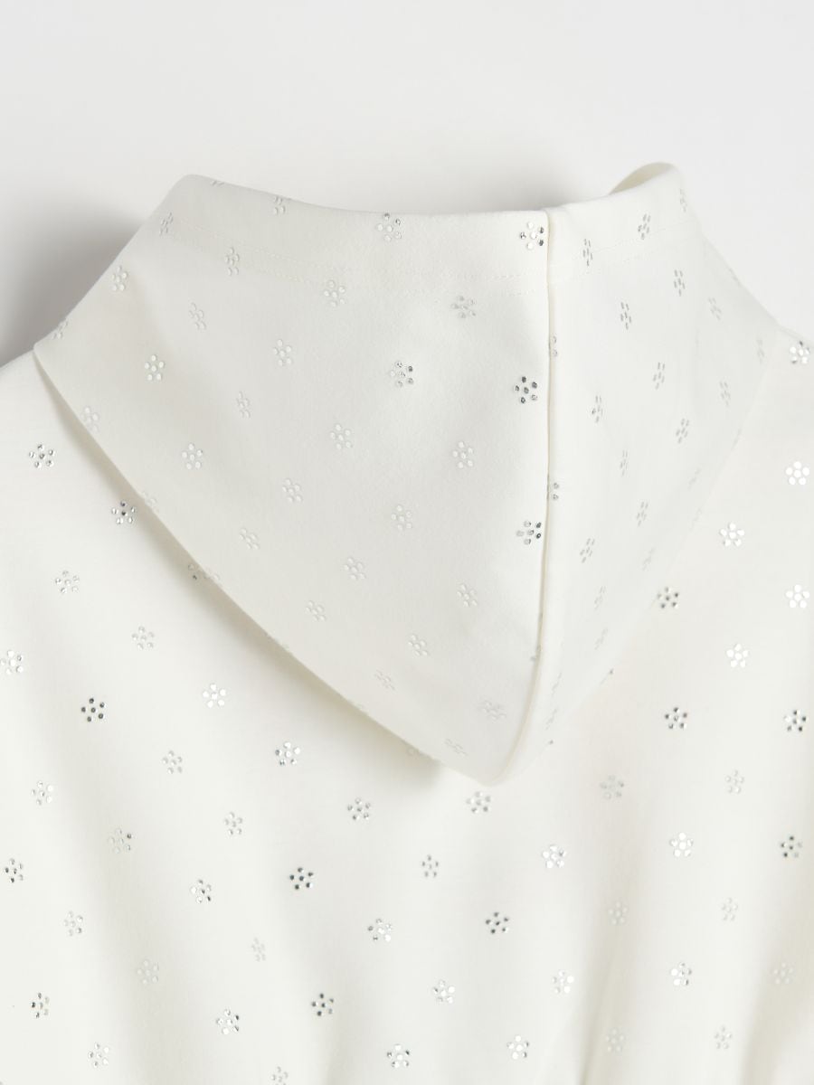 GIRLS` JOGGING TOP - cream - RESERVED - 7